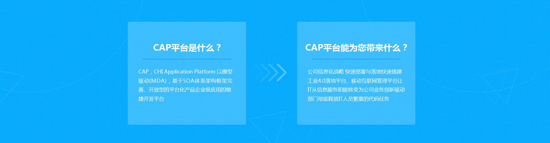 CAP開發平臺